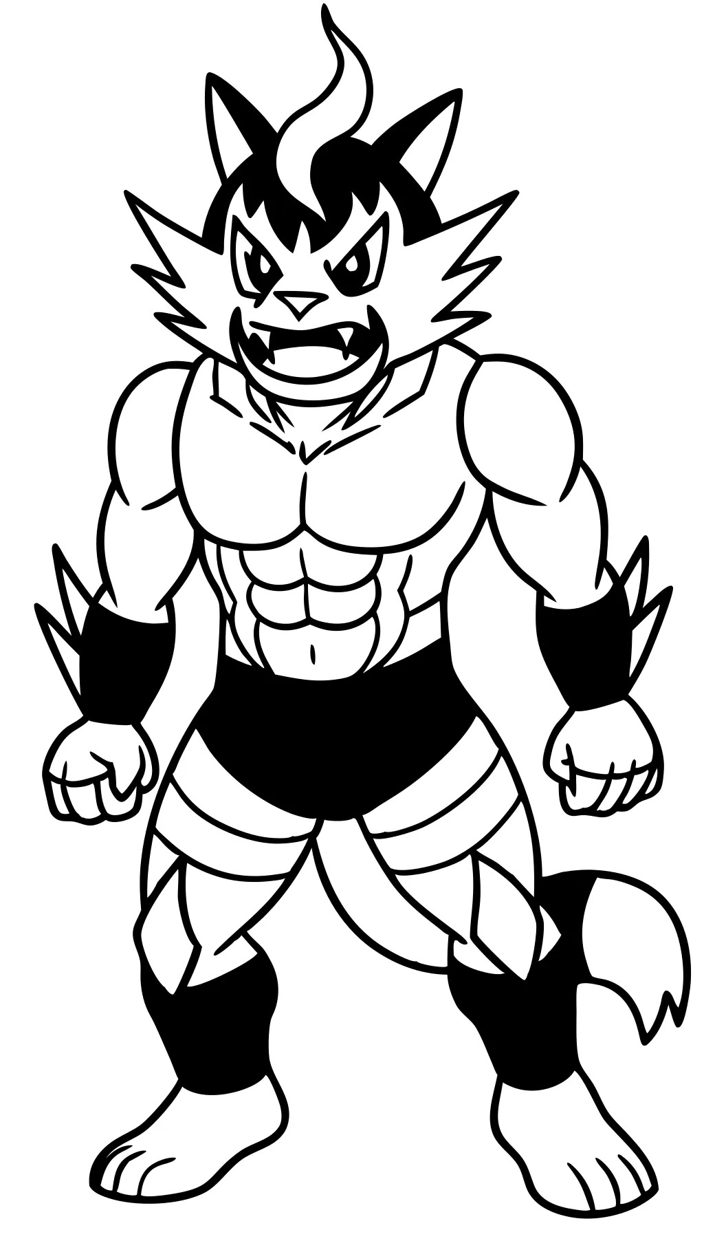 páginas para colorear incineroar